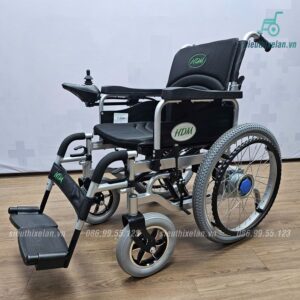 Xe Lăn Điện HDM HT-01, Xe Lăn Điện Vành Nan Hoa Tốt Nhất