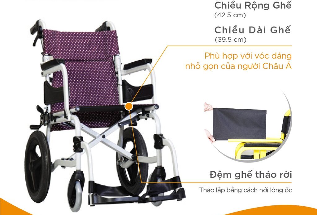 Xe lăn gấp gọn Karma SOMA 215
