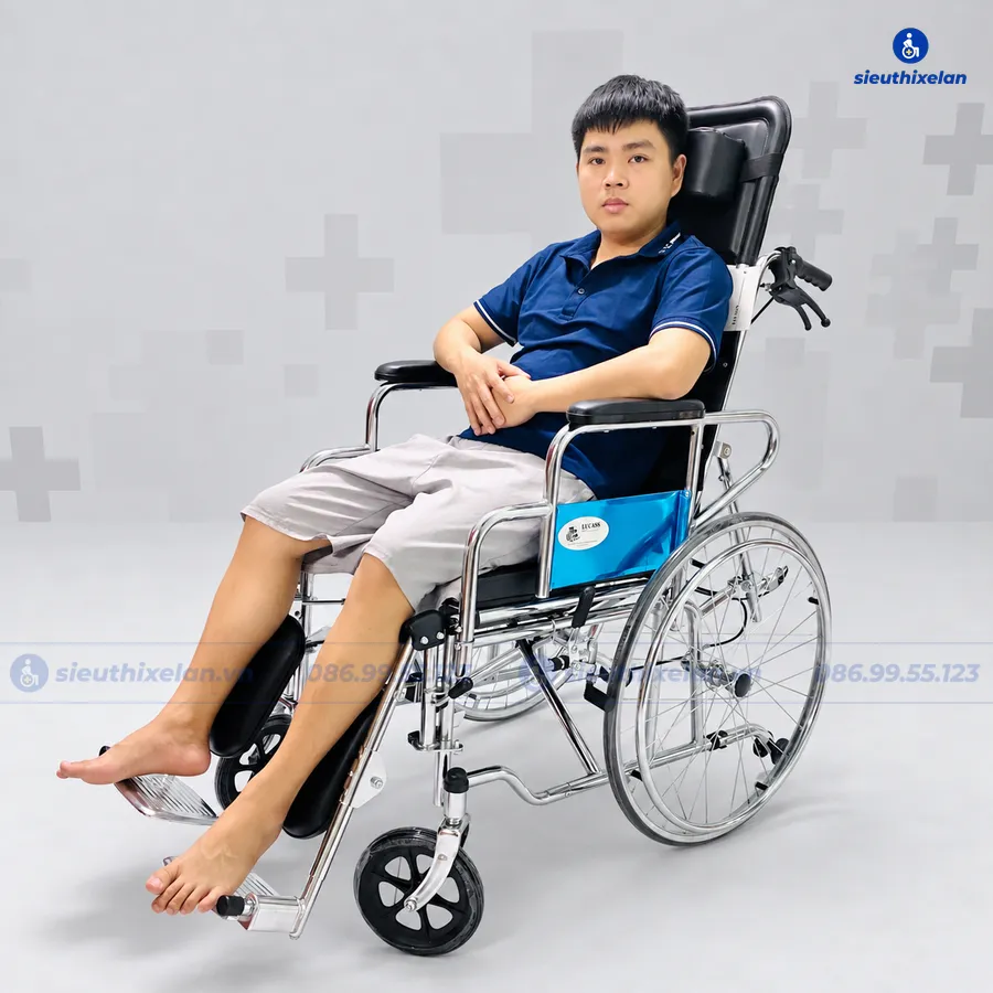 Xe Lăn Có Bô Vệ Sinh Lucass X7A