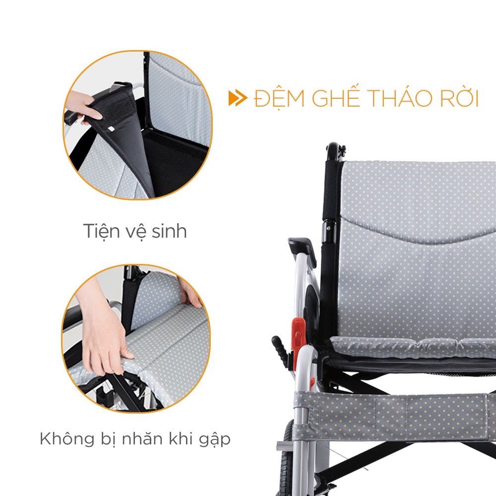 Hai lớp đệm có thể tháo rời