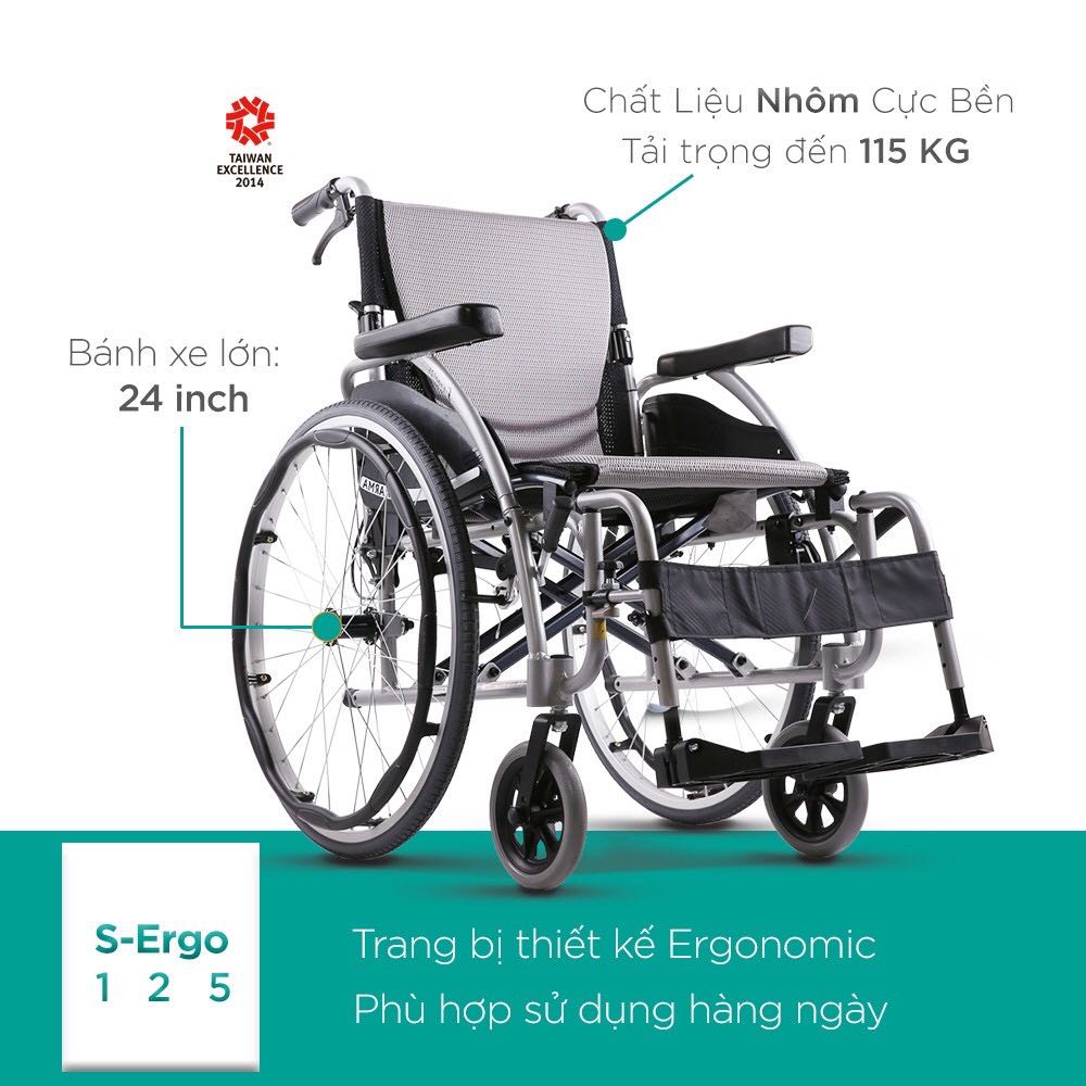 Xe lăn tay cao cấp S-Ergo 125