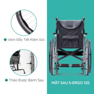 Xe Lăn Tay Cao Cấp S-Ergo 125