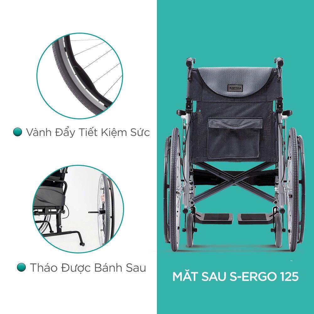 Xe Lăn Tay Cao Cấp S-Ergo 125