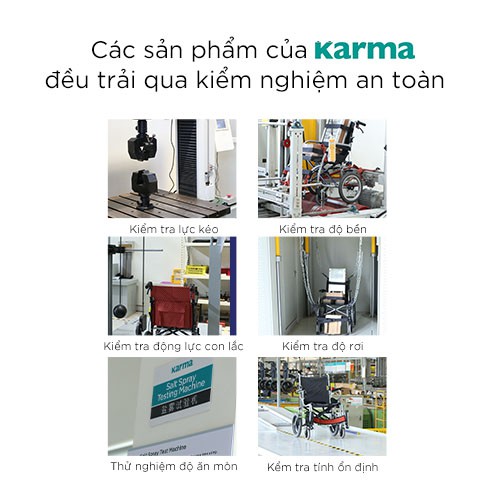 Xe lăn được kiểm định an toàn