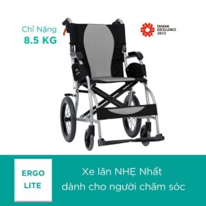 Xe Lăn Gấp Gọn Cao Cấp Ergo Lite