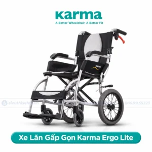 Xe Lăn Gấp Gọn Cao Cấp Ergo Lite