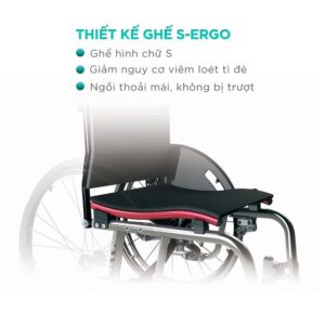 Xe Lăn Gấp Gọn Cao Cấp Ergo Lite