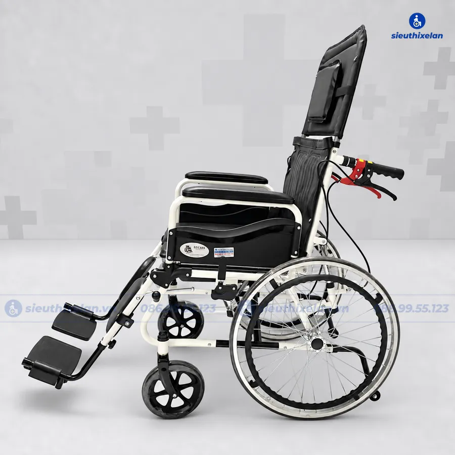 Xe Lăn Có Bô Vệ Sinh Lucass V67