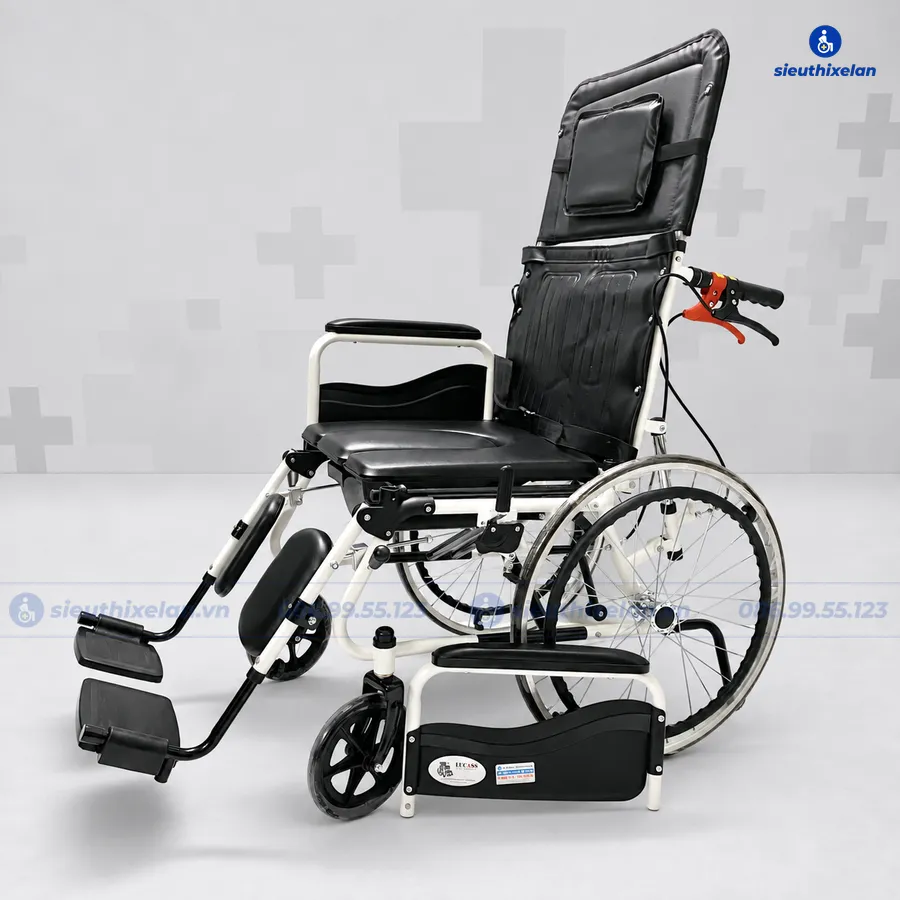 Xe Lăn Có Bô Vệ Sinh Lucass V67