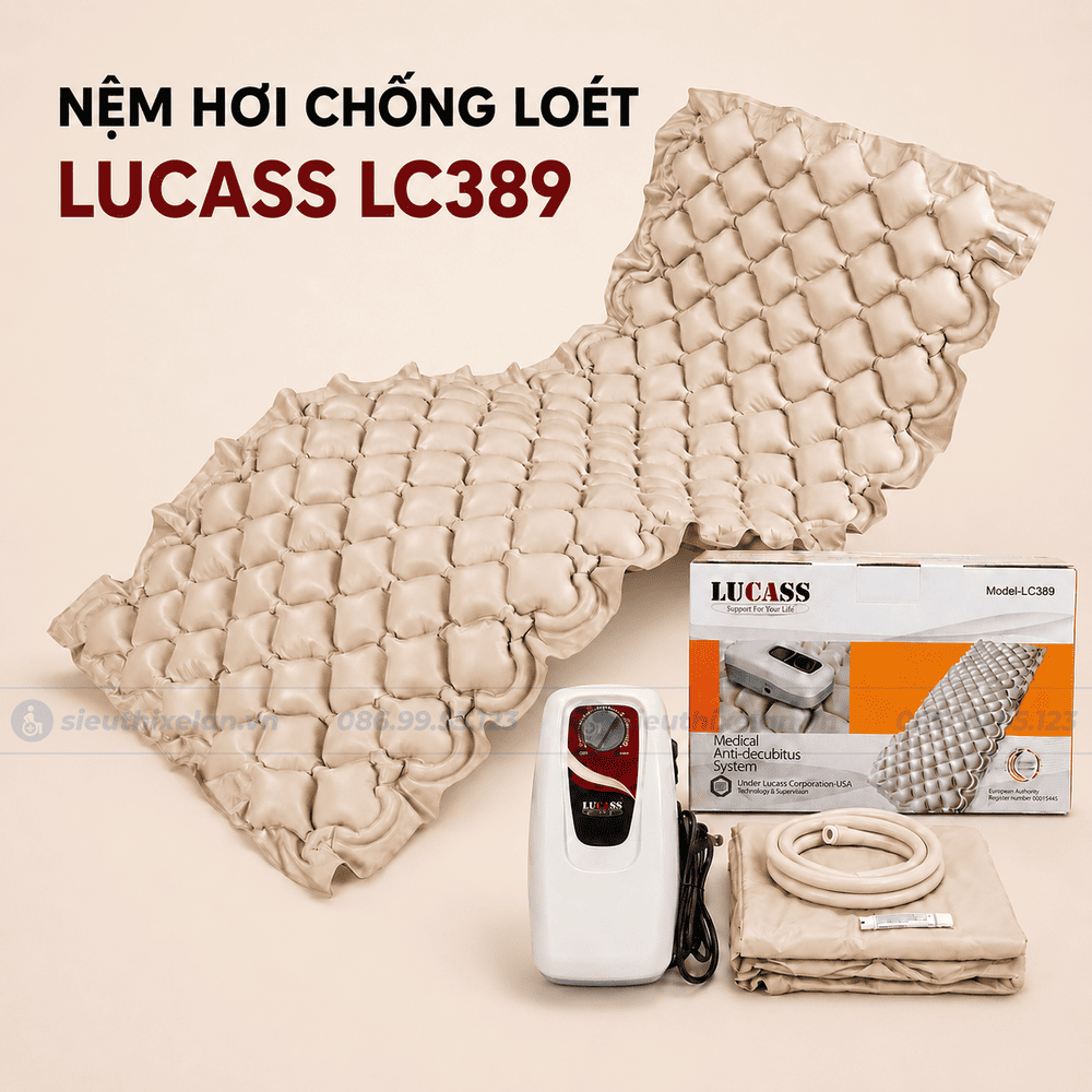 nệm hơi chống loét lucass lc 389
