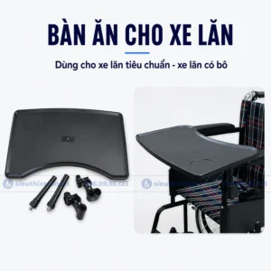bàn ăn xe lăn