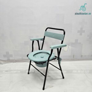Ghế bô xanh Lucass | Ghế bô đi vệ sinh cho người người người bệnh