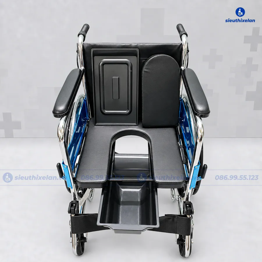 Xe Lăn Có Bô Vệ Sinh Lucass V8