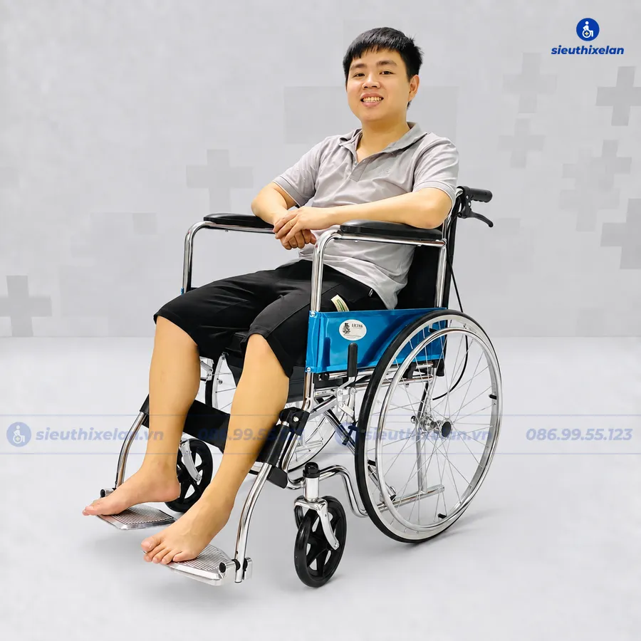Xe lăn có bô vệ sinh Lucass V89