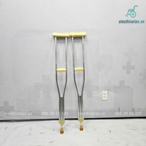 Nạng Hợp Kim Nhôm (1m5 - 1m75) - 1 Cặp