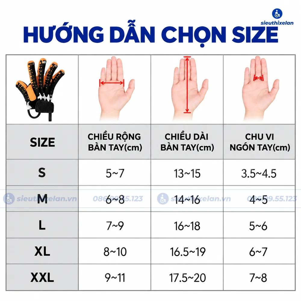 Găng Tập Tay Phục Hồi Chức Năng