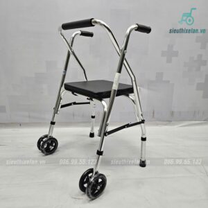 Khung Tập Đi Oromi W10 Có Đệm Ngồi Dành Cho Người Già