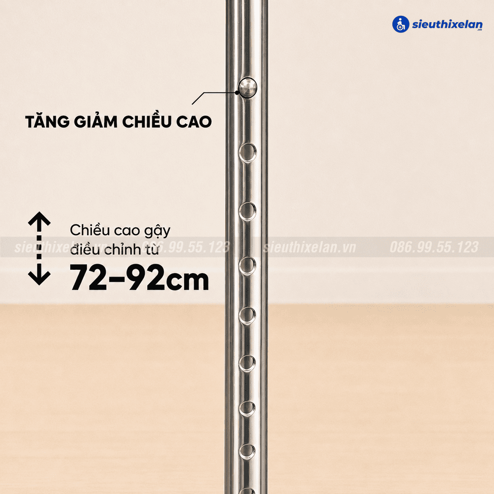 Gậy chống 3 chân Lucass