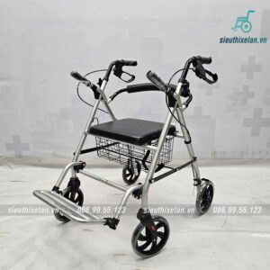 Khung Tập Đi Lucass W918 Màu Xám - Có Chỗ Để Chân