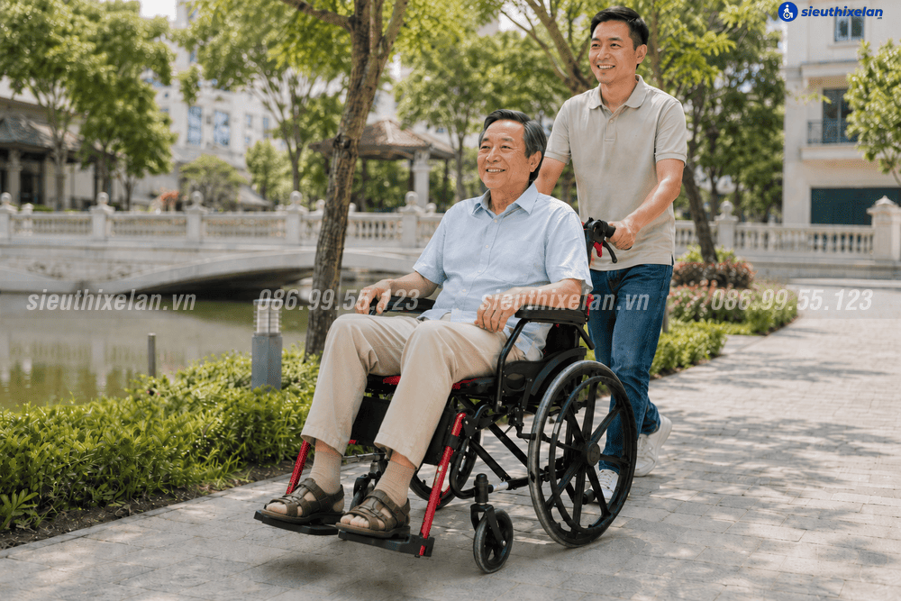 Xe lăn gấp gọn Oromi XL82