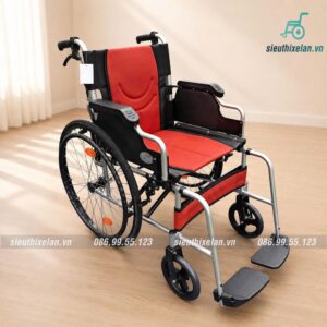 Xe Lăn Lucass X600 Cao Cấp – Gấp Gọn Tiện Lợi, Bền Chắc Cho Người Già Và Người Bệnh
