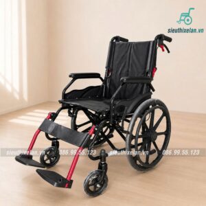 Xe Lăn Oromi XL-82 Ghế Da – Gấp Gọn, Bánh Mâm