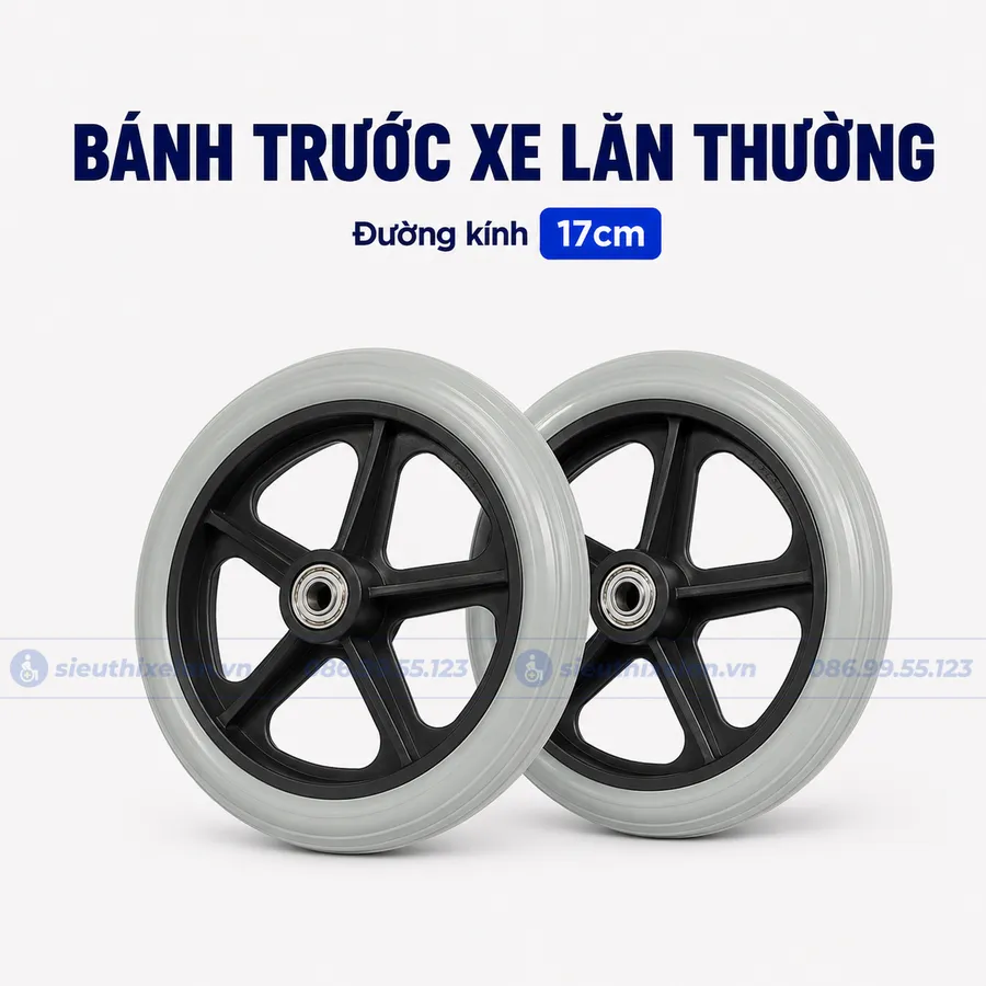 Bánh trước xe lăn
