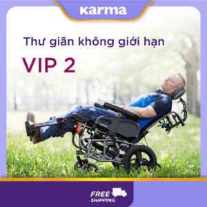 Xe Lăn Ngả Nằm Cao Cấp Karma VIP 2