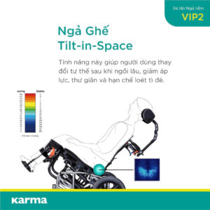 Xe Lăn Ngả Nằm Cao Cấp Karma VIP 2