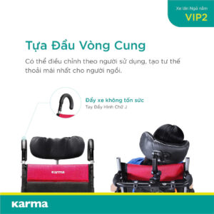 Xe Lăn Ngả Nằm Cao Cấp Karma VIP 2