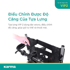 Xe Lăn Ngả Nằm Cao Cấp Karma VIP 2